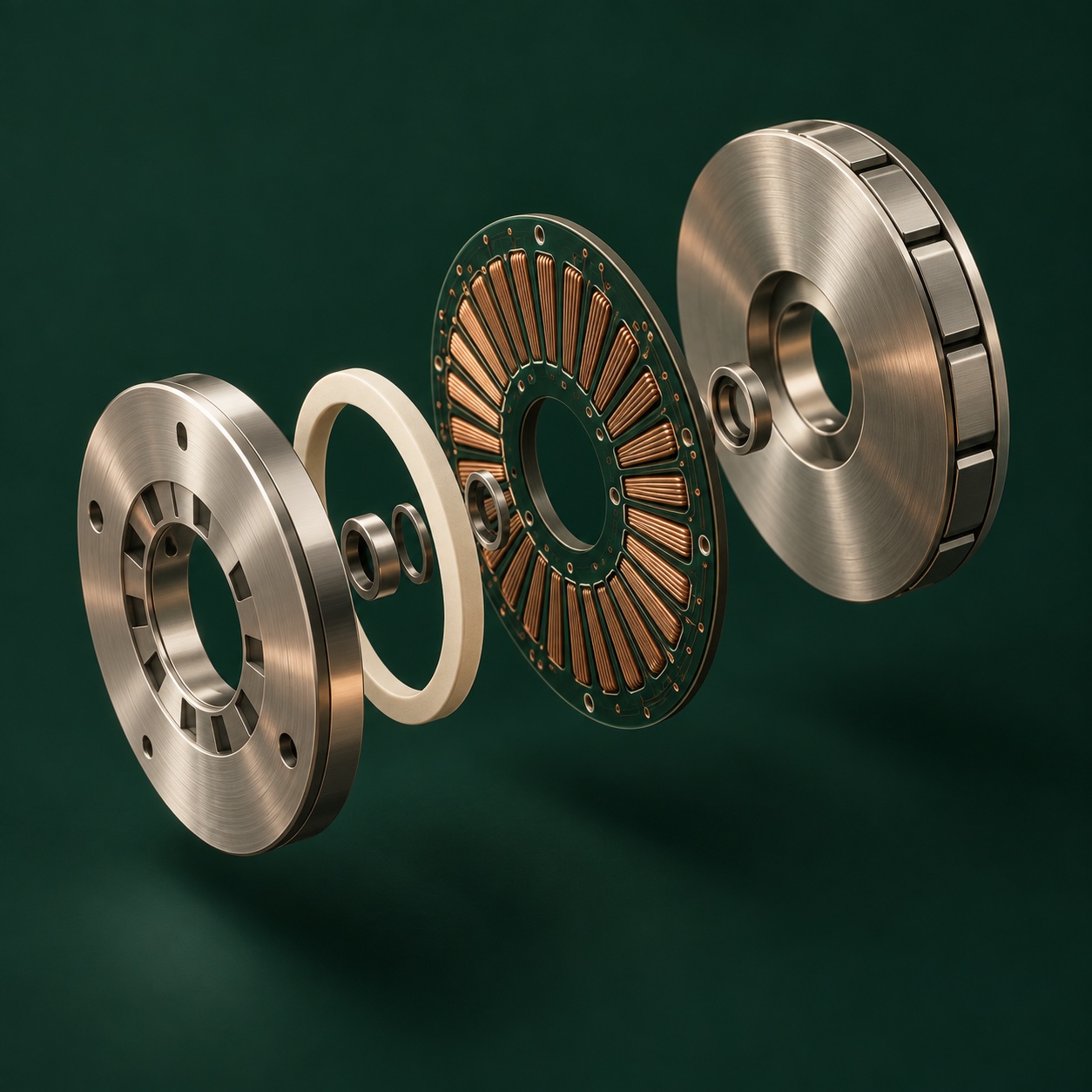Concept illustration of an electric motor; not a product photograph.